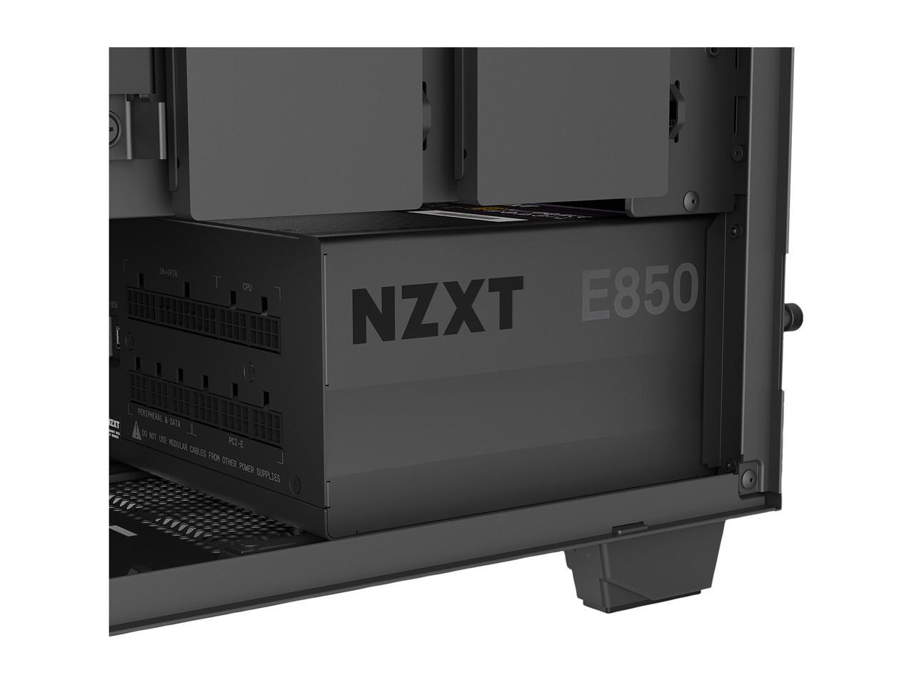 NZXT E850 - 850-Watt ATX Gaming Power Supply (PSU) - Fully Modular Design - 80 Plus Gold Certified - Silent Operation - Digital Voltage and Temperature Monitoring - 10 Year Warranty 4