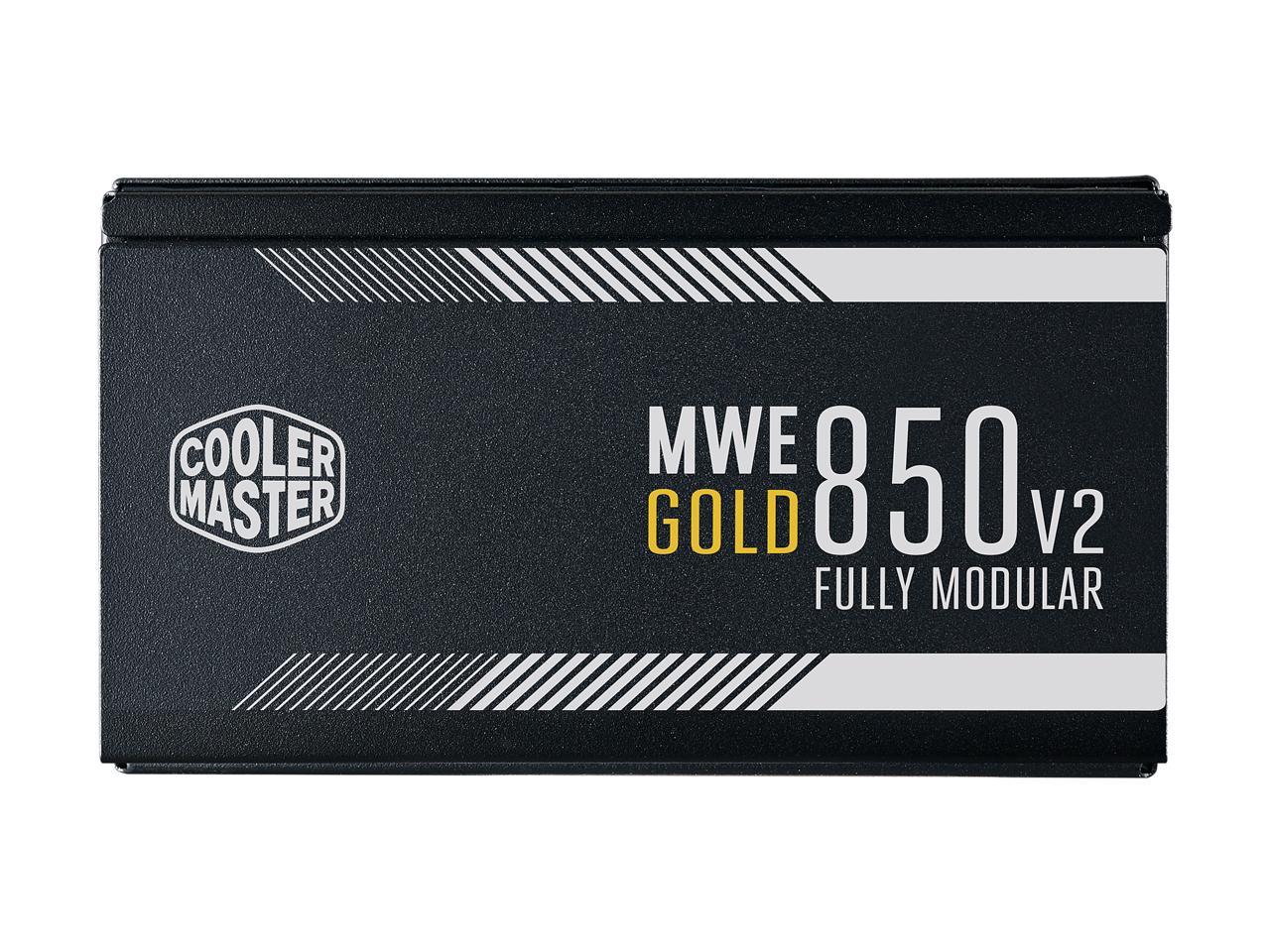 Cooler Master MWE Gold 850 V2 Fully Modular, 850W, 80+ Gold Efficiency, Quiet HDB Fan, 2 EPS Connectors, High Temperature Resilience, 5 Year Warranty 4