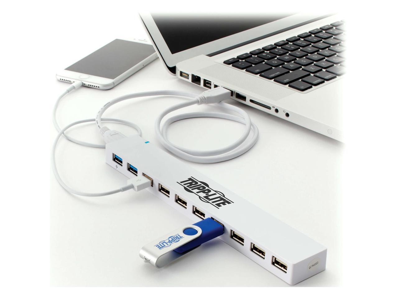 Tripp Lite U360-010C-2X3 10-Port USB 3.0 / USB 2.0 Combo Hub 2