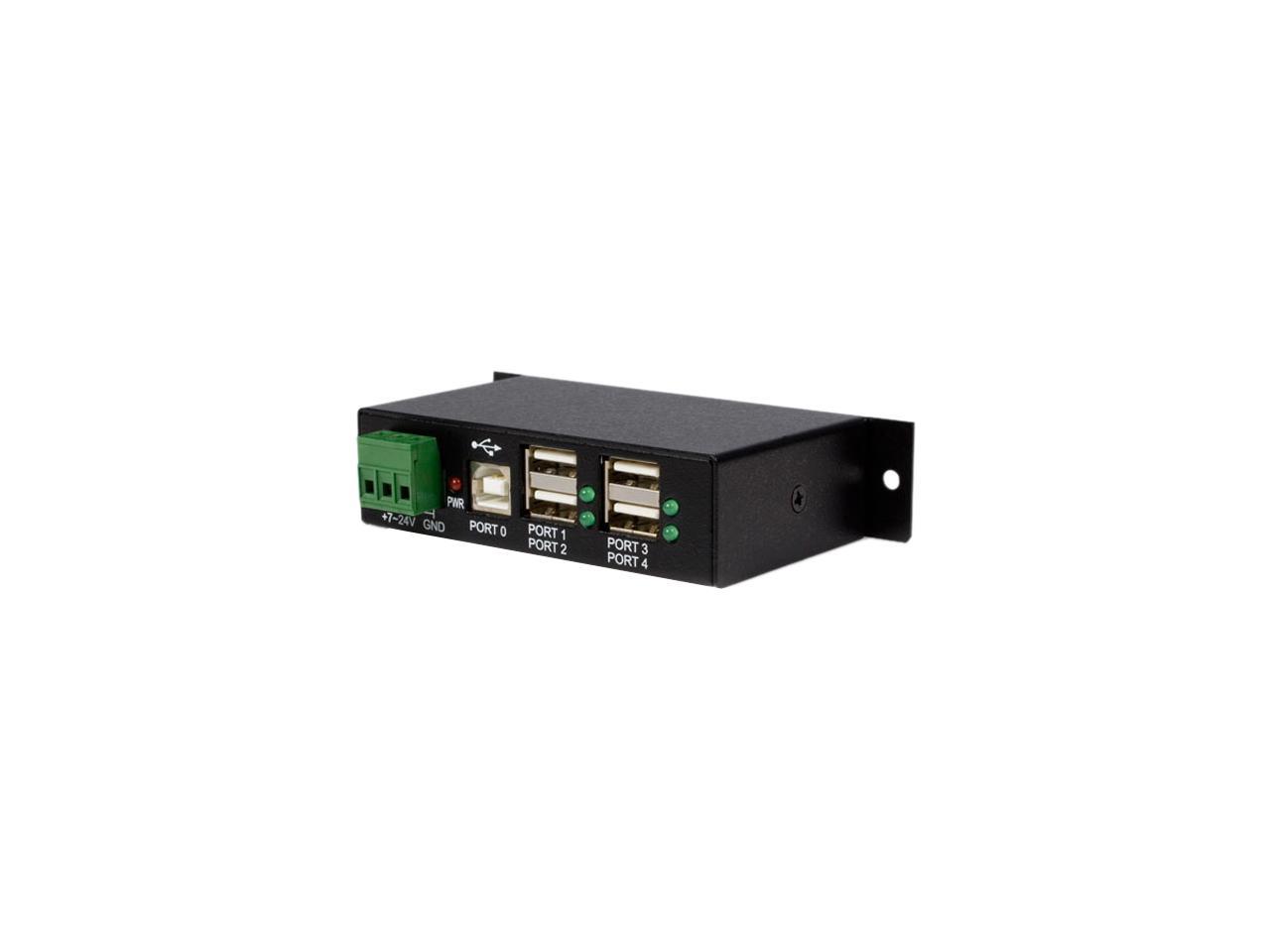 StarTech.com ST4200USBM Mountable 4 Port Rugged Industrial USB Hub 1