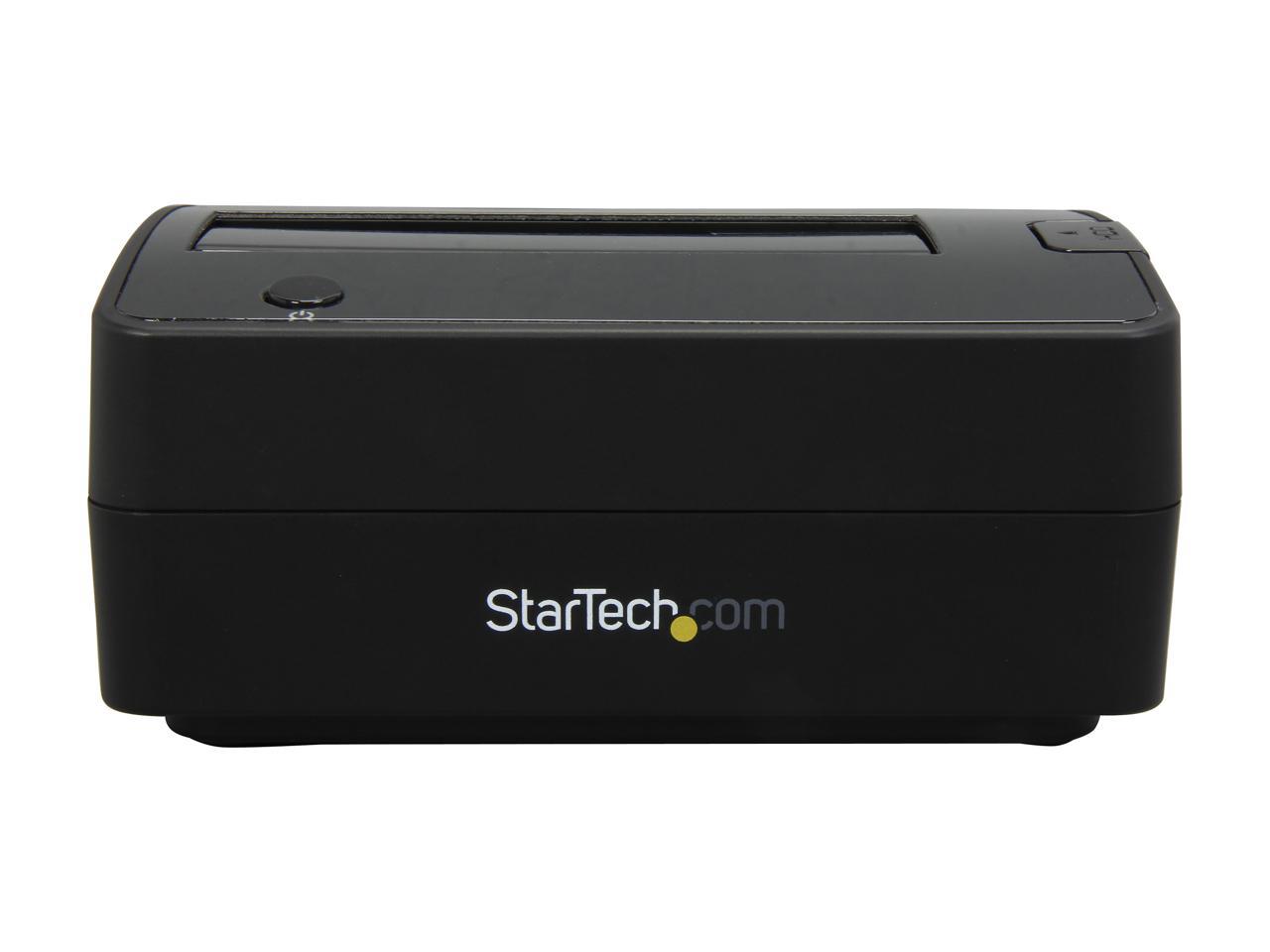 StarTech.com SATDOCKU3S Plastic 2.5" & 3.5" Black SATA Hard Drive Docking Station for 2.5/3.5 HDD 2