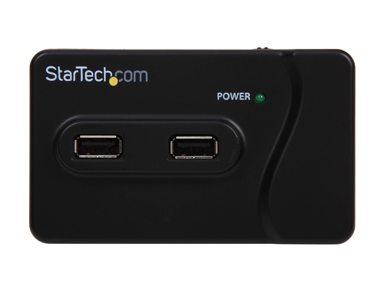 StarTech.com ST7320USBC 6 Port USB 3.0 & USB 2.0 Hub with 2A Charging Port - 2x USB 3.0 Hub Ports & 4x USB 2.0 - Combo USB Hub with 20W Power Adapter 2