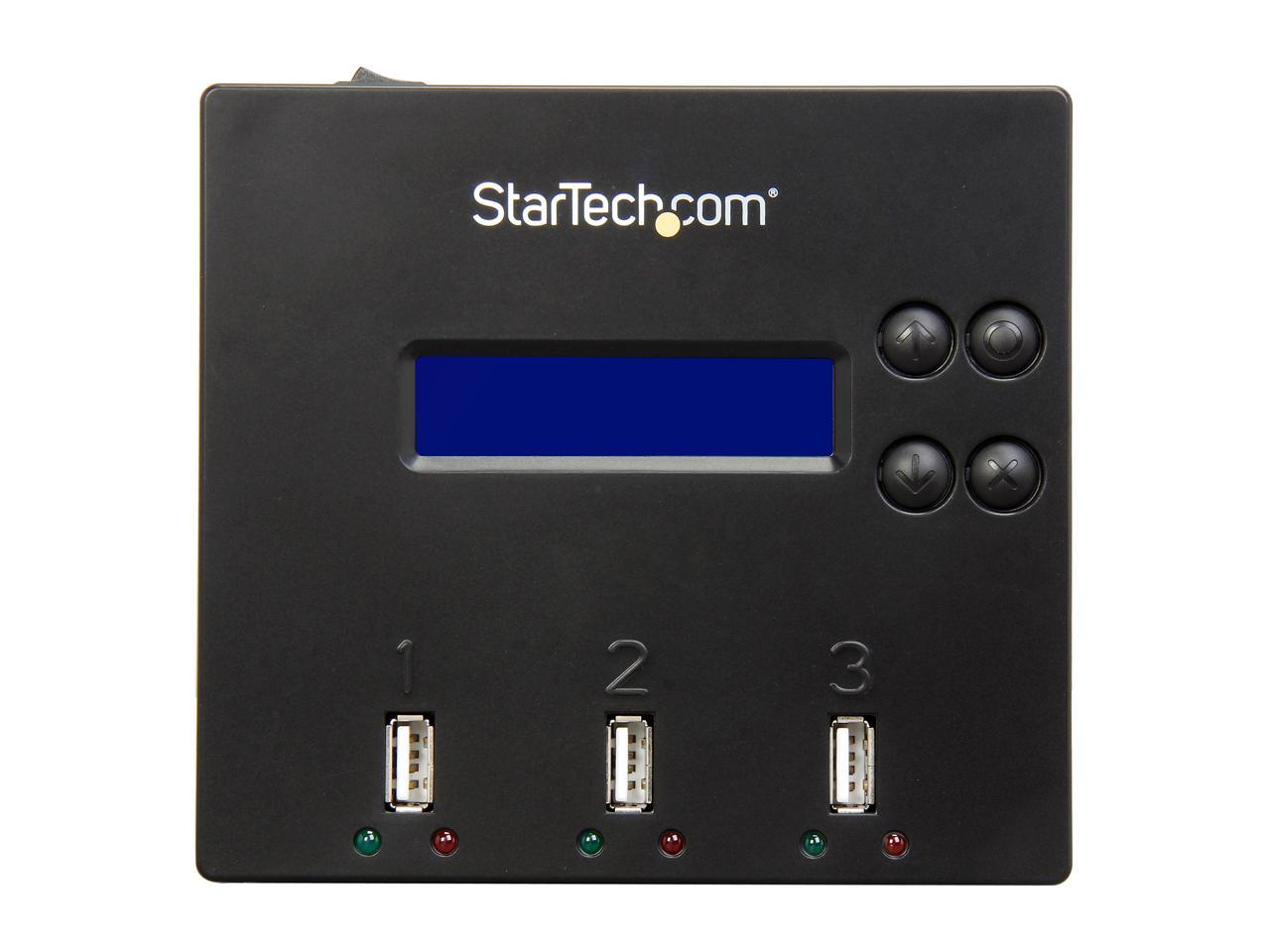 StarTech USBDUP12 1:2 Standalone USB 2.0 Flash Drive Duplicator and Eraser - USB Stick Duplicator - Flash Drive Copier - USB Flash Drive Eraser 2