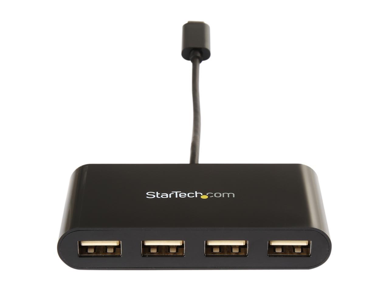 StarTech.com ST4200MINIC USB C Hub 4 Port - USB-C to 4 x USB-A - Powered USB Hub - USB 2.0 Hub - USB Port Expander - USB Port Hub - USB Type C Hub 2