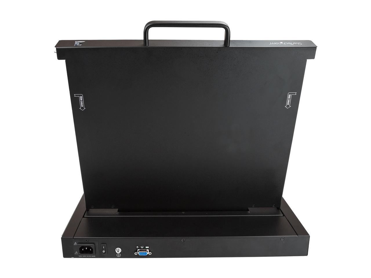 StarTech.com RKCONS1701 Single Port Rackmount KVM Console - 17 Inch Display - 1U VGA KVM Console 5