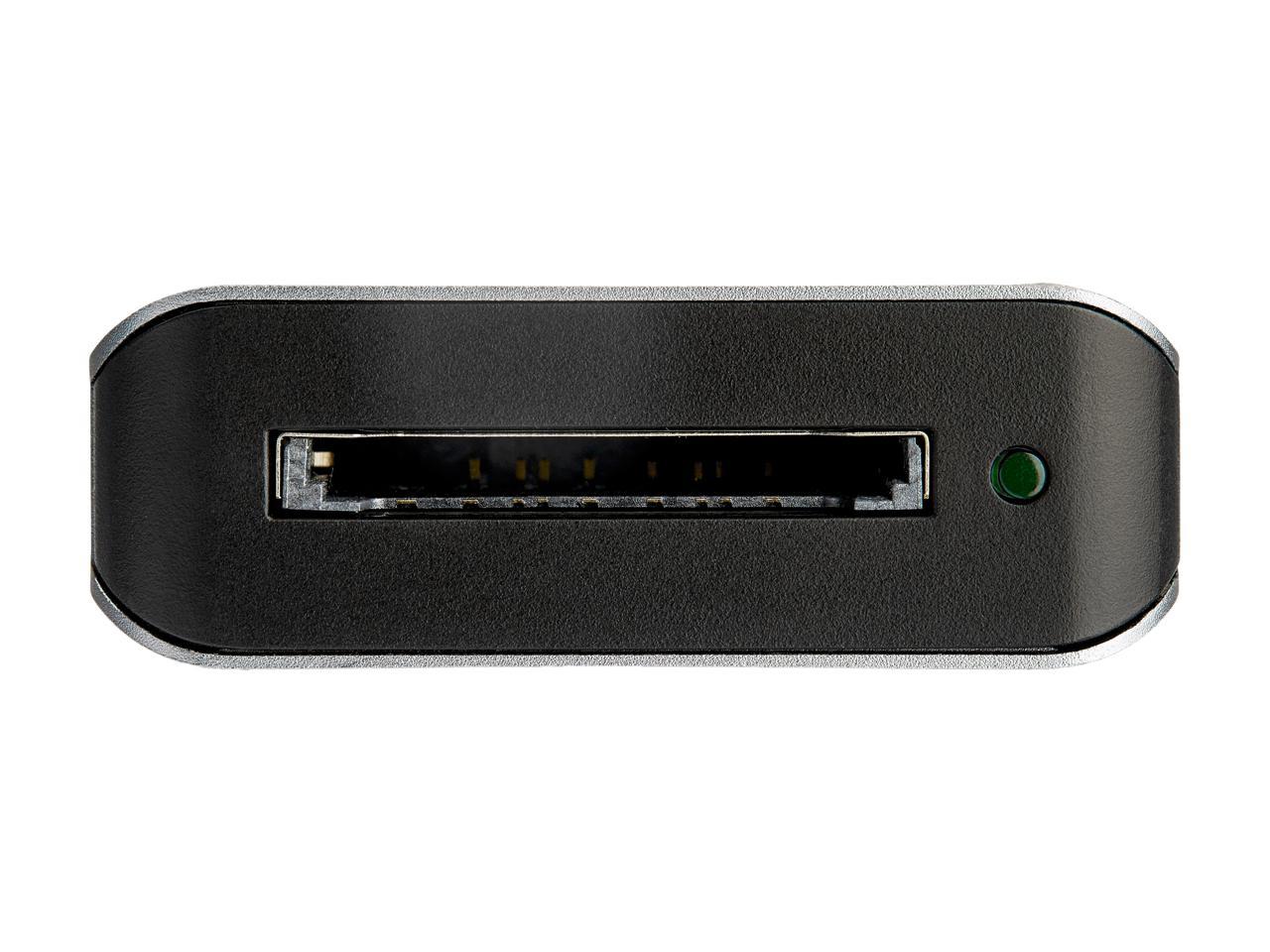 StarTech.com HB31C3ASDMB 3-Port USB-C Hub 10 Gbps with SD Card Reader & 9.8" Attached Host Cable - 3x USB-A (HB31C3ASDMB) 3