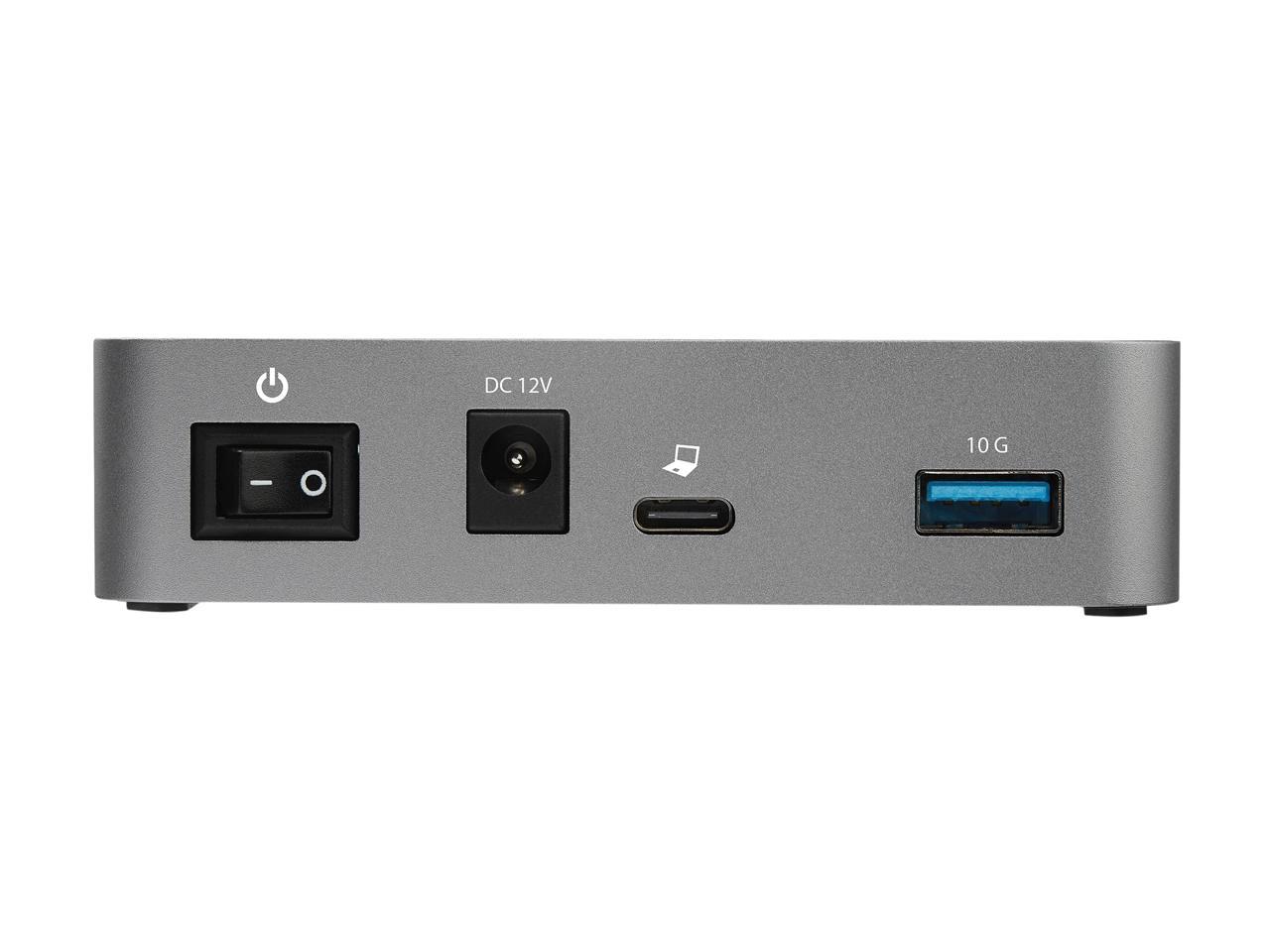 StarTech.com HB31C3A1CS 4-Port USB C Hub - USB 3.1 Gen 2 (10Gbps) - 3x USB-A & 1x USB-C - Powered - Universal Power Adapter Included (HB31C3A1CS) 5