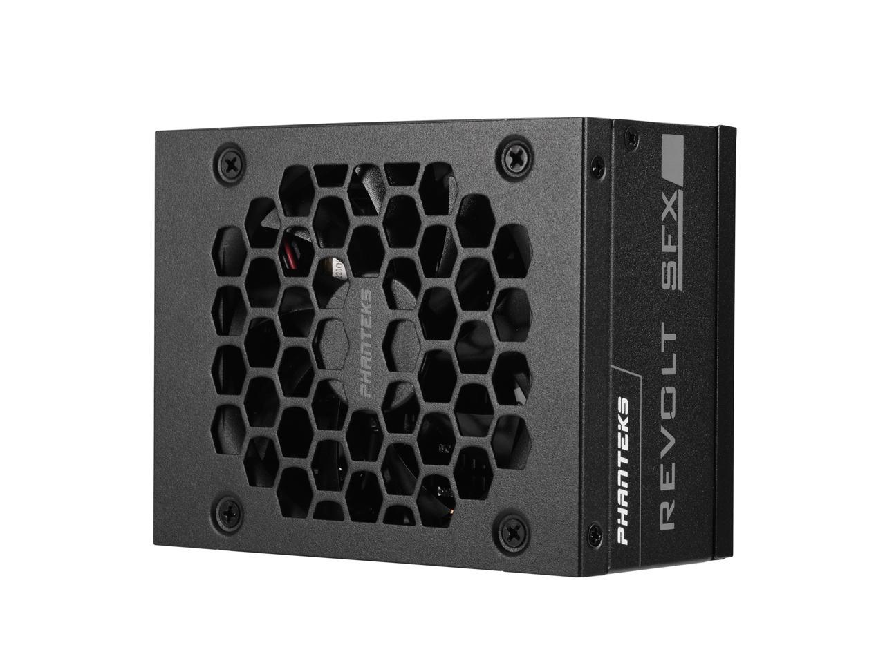 Phanteks Revolt SFX 850W 80PLUS Platinum, Super Compact SFX form factor, ATX 3.0, PCIe 5.0 Power Supply, Fully Modular, Platinum-rated efficiency, Silent fan, Black 2