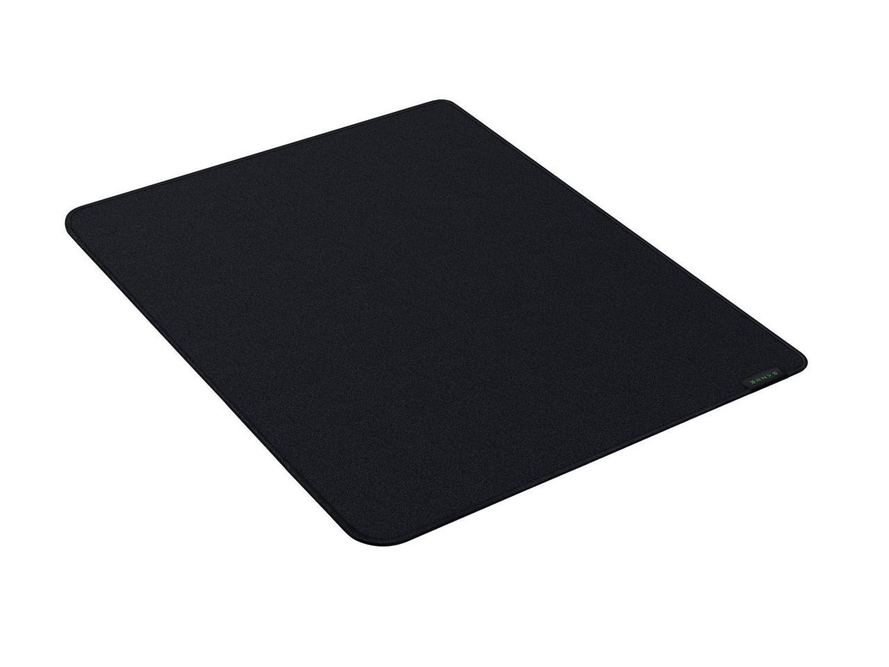 Razer Strider Hybrid Mouse Mat with a Soft Base & Smooth Glide: Firm Gliding Surface - Anti-Slip Base - Rollable & Portable - Anti-Fraying Stitched Edges - Water-Resistant - Large 2