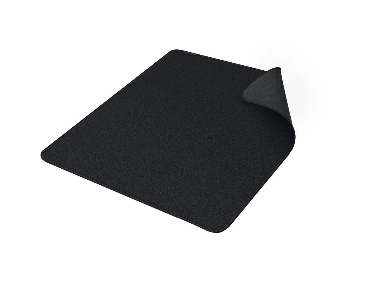 Razer Strider Hybrid Mouse Mat with a Soft Base & Smooth Glide: Firm Gliding Surface - Anti-Slip Base - Rollable & Portable - Anti-Fraying Stitched Edges - Water-Resistant - Large 4