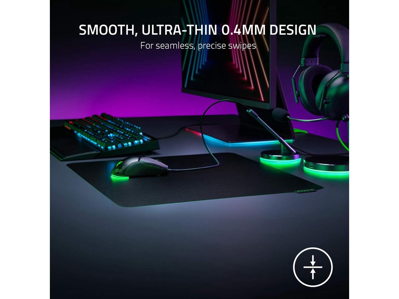 Razer Sphex V3 Hard Gaming Mouse Mat: Ultra-Thin Form Factor - Tough Polycarbonate Build - Adhesive Base - Large 2