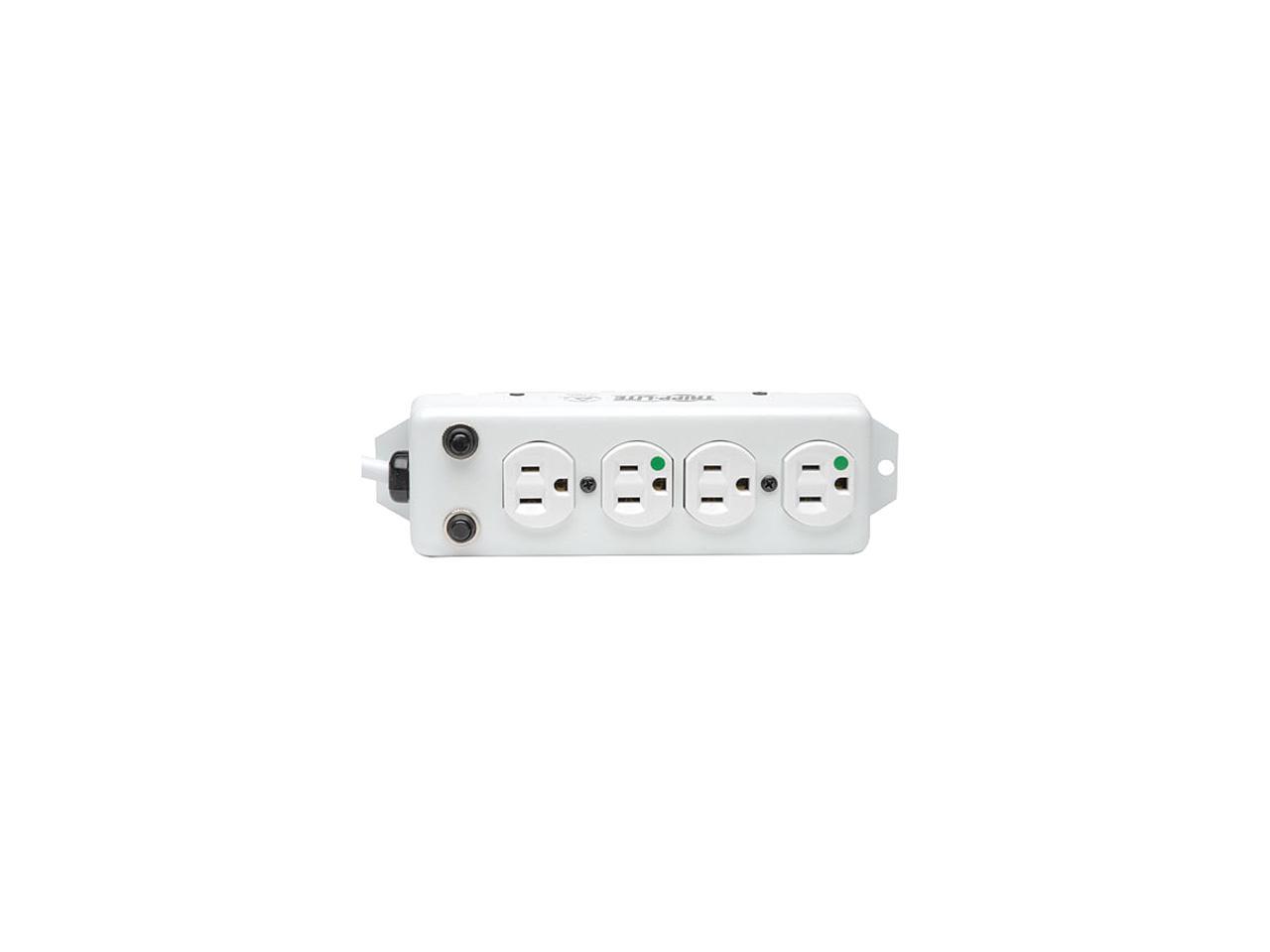 Tripp Lite Medical-Grade Power Strip with 4 15A Hospital-Grade Outlets, 2 ft. Cord, For Patient-Care Vicinity – UL 1363A (PS-402-HG-OEM) 2