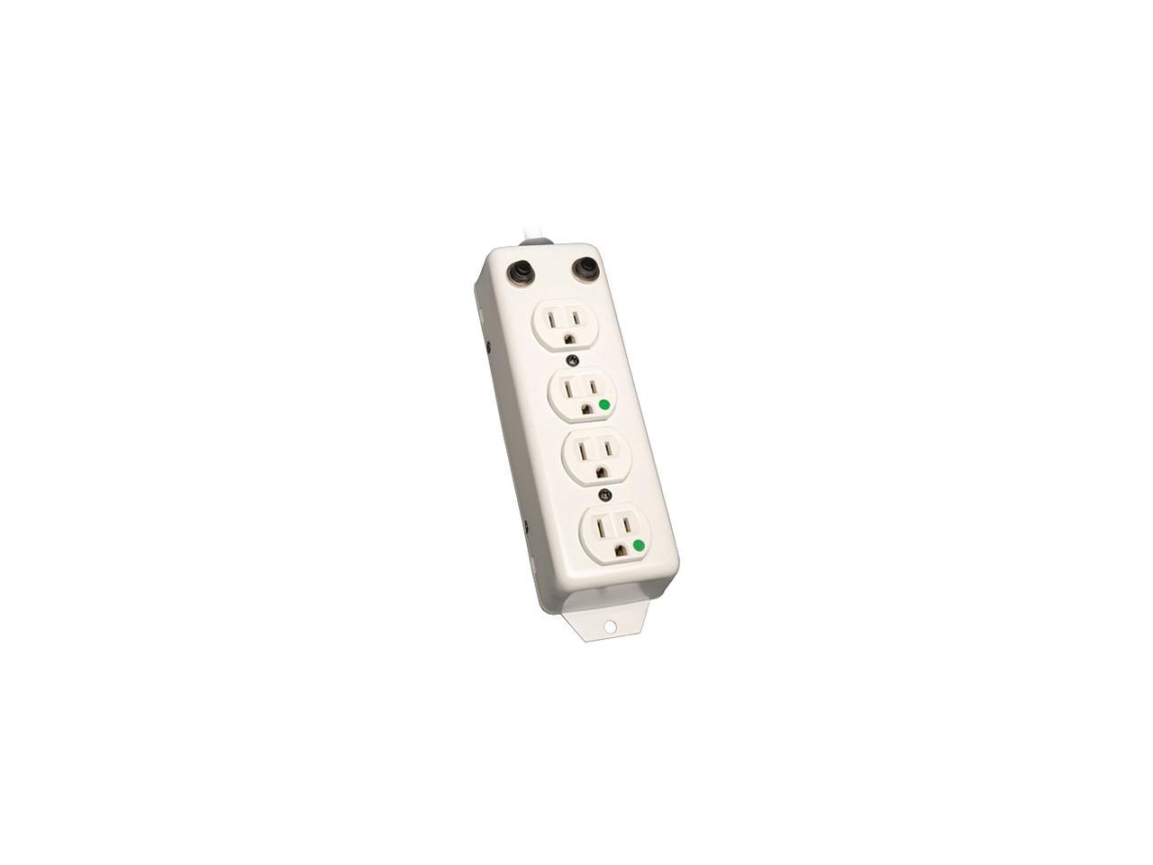 Tripp Lite Medical-Grade Power Strip with 4 15A Hospital-Grade Outlets, 2 ft. Cord, For Patient-Care Vicinity – UL 1363A (PS-402-HG-OEM) 1