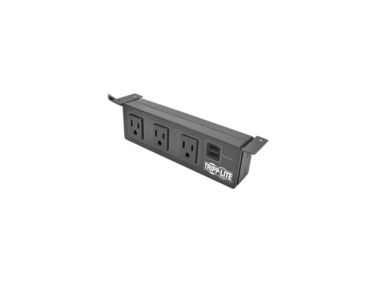 TRIPP LITE TLP310USBS 3-OUTLET SURGE PROTECTOR STRIP 2