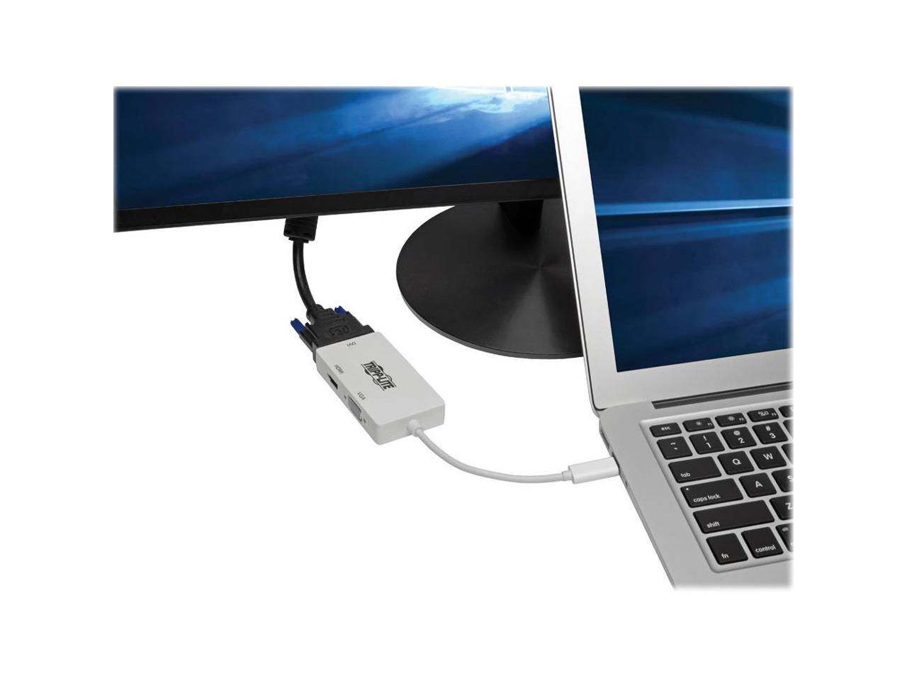 Tripp Lite Usb C To Hdmi / Dvi / Vga Multiport Adapter 4K Usb Type C To Hdmi Usb-C Usb Type-C 2