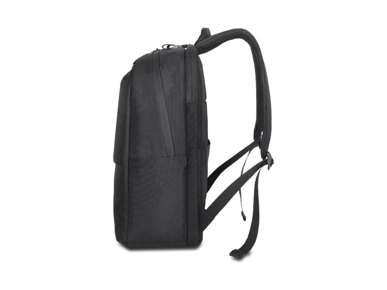 V7 Eco-Friendly CBP16-ECO2 Carrying Case (Backpack) for 15.6" to 16" Notebook - Black - rPET Polyester Body - Shoulder Strap - 4.9" Height x 16.9" Width x 11.4" Depth - 5.55 gal Volume Capacity 2