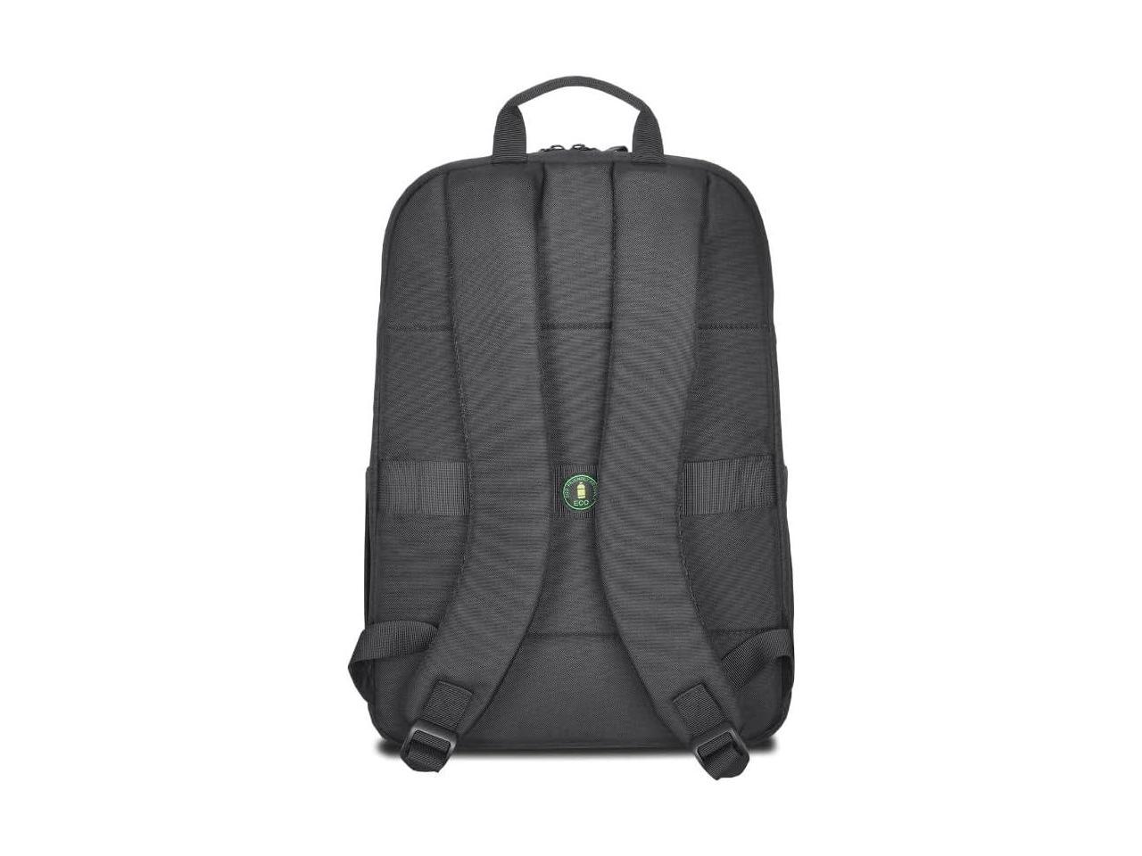 V7 Eco-Friendly CBP16-ECO2 Carrying Case (Backpack) for 15.6" to 16" Notebook - Black - rPET Polyester Body - Shoulder Strap - 4.9" Height x 16.9" Width x 11.4" Depth - 5.55 gal Volume Capacity 3