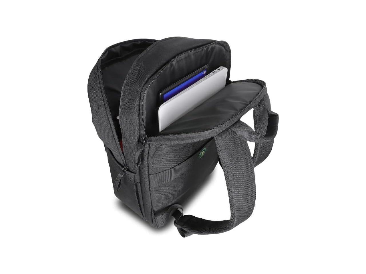 V7 Eco-Friendly CBP16-ECO2 Carrying Case (Backpack) for 15.6" to 16" Notebook - Black - rPET Polyester Body - Shoulder Strap - 4.9" Height x 16.9" Width x 11.4" Depth - 5.55 gal Volume Capacity 5