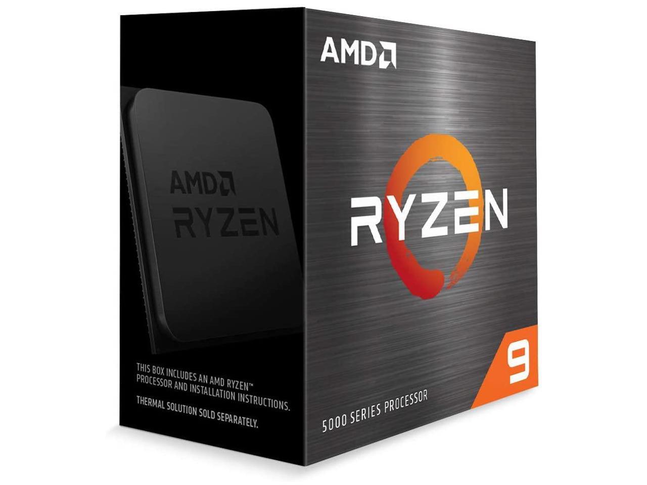 AMD Ryzen 9 5950X - Ryzen 9 5000 Series Vermeer (Zen 3) 16-Core 3.4 GHz Socket AM4 105W Desktop Processor - 100-100000059WOF 3