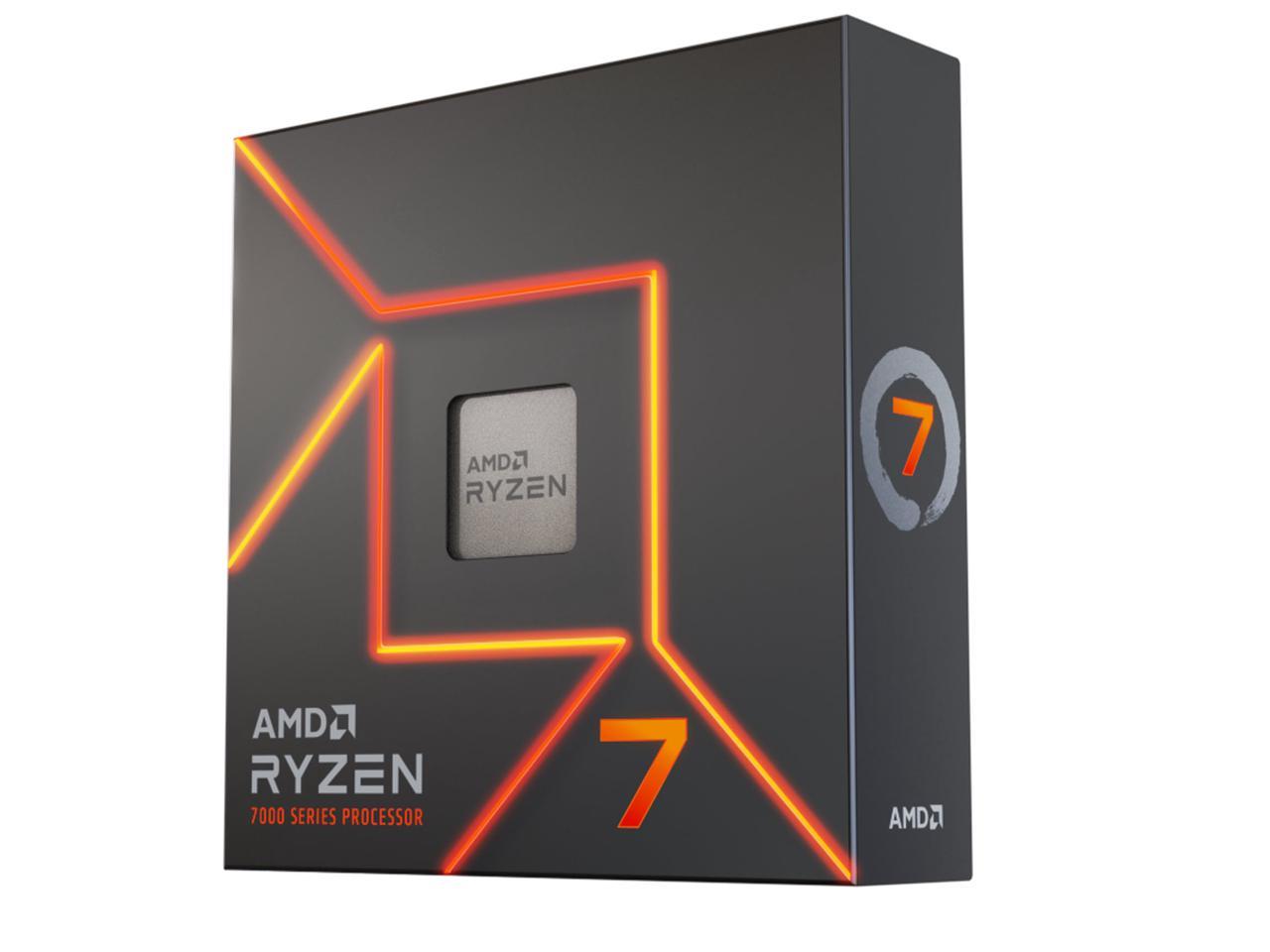 AMD Ryzen 7 7700X - 8-Core 4.5 GHz - Socket AM5 - 105W Desktop Processor (100-100000591WOF) 1