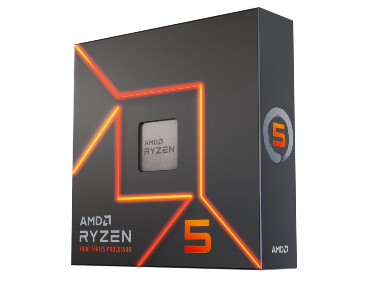 AMD Ryzen 5 7600X - 6-Core 4.7 GHz - Socket AM5 - 105W Desktop Processor (100-100000593WOF) 1