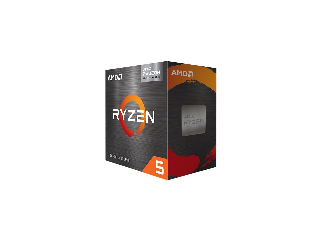 AMD Ryzen 5 5600GT - Ryzen 5 5000 Series 6-Core 3.6 GHz Socket AM4 65W AMD Radeon Graphics Processor - 100-100001488BOX 1