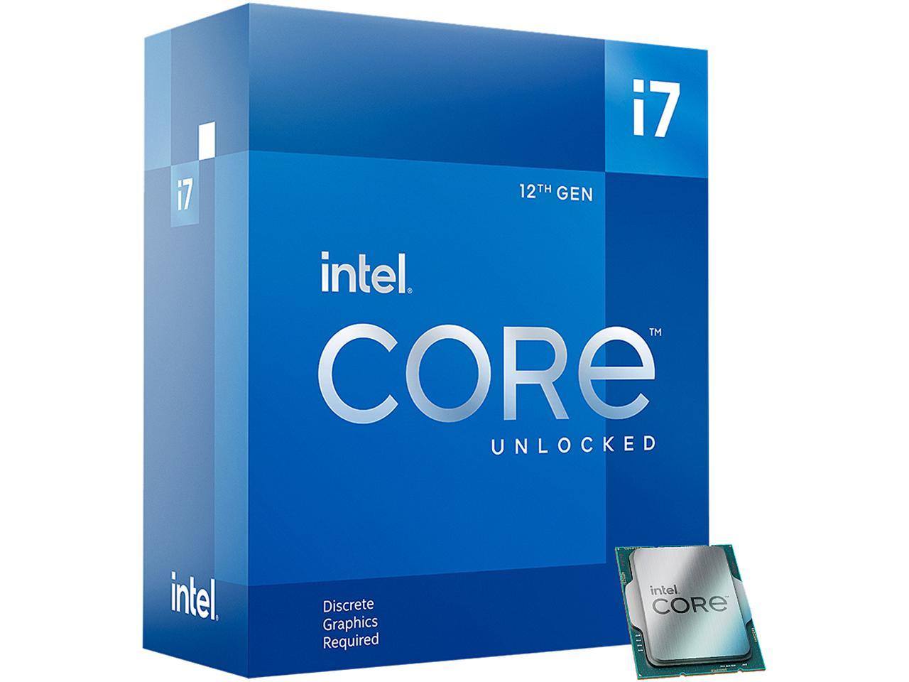 Intel Core i7-12700KF - Core i7 12th Gen Alder Lake 12-Core (8P+4E) 3.6 GHz LGA 1700 125W Desktop Processor - BX8071512700KF 1