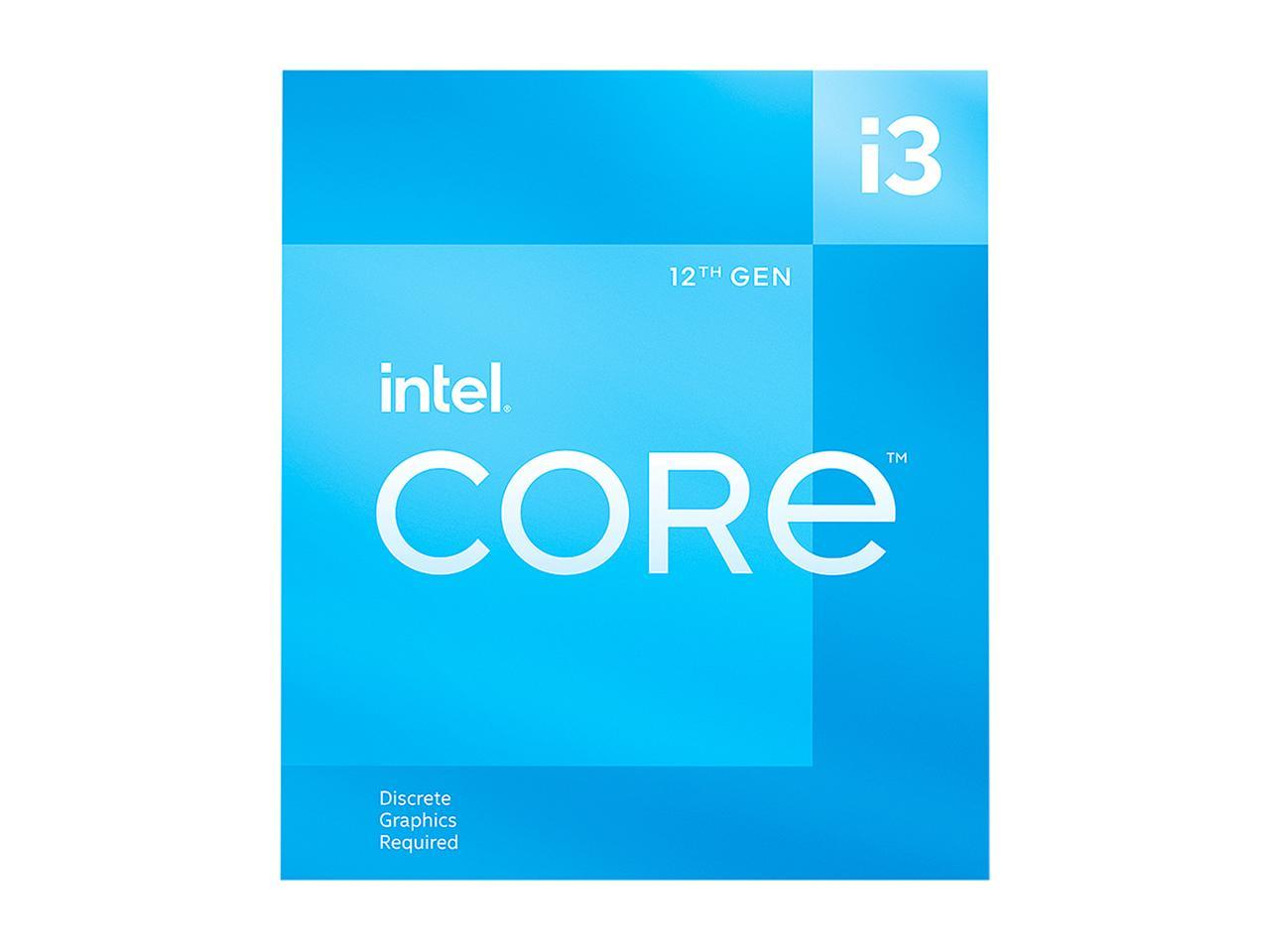 Intel Core i3-12100F - Core i3 12th Gen Alder Lake Quad-Core 3.3 GHz LGA 1700 58W Desktop Processor - BX8071512100F 3