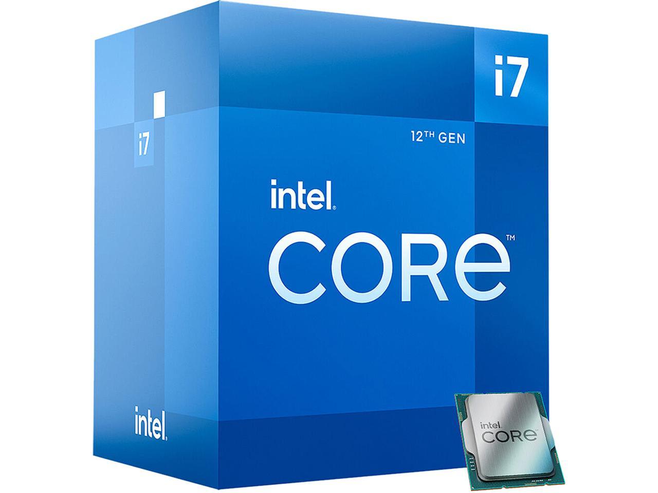 Intel Core i7-12700 - Core i7 12th Gen Alder Lake 12-Core (8P+4E) 2.1 GHz LGA 1700 65W Intel UHD Graphics 770 Desktop Processor - BX8071512700 1