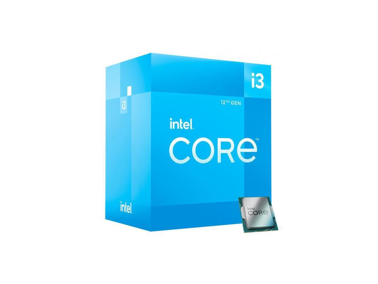 Intel Core i3-12100 - Core i3 12th Gen Alder Lake Quad-Core 3.3 GHz LGA 1700 Processor 60W Intel UHD Graphics 730 Desktop Processor - BX8071512100 1