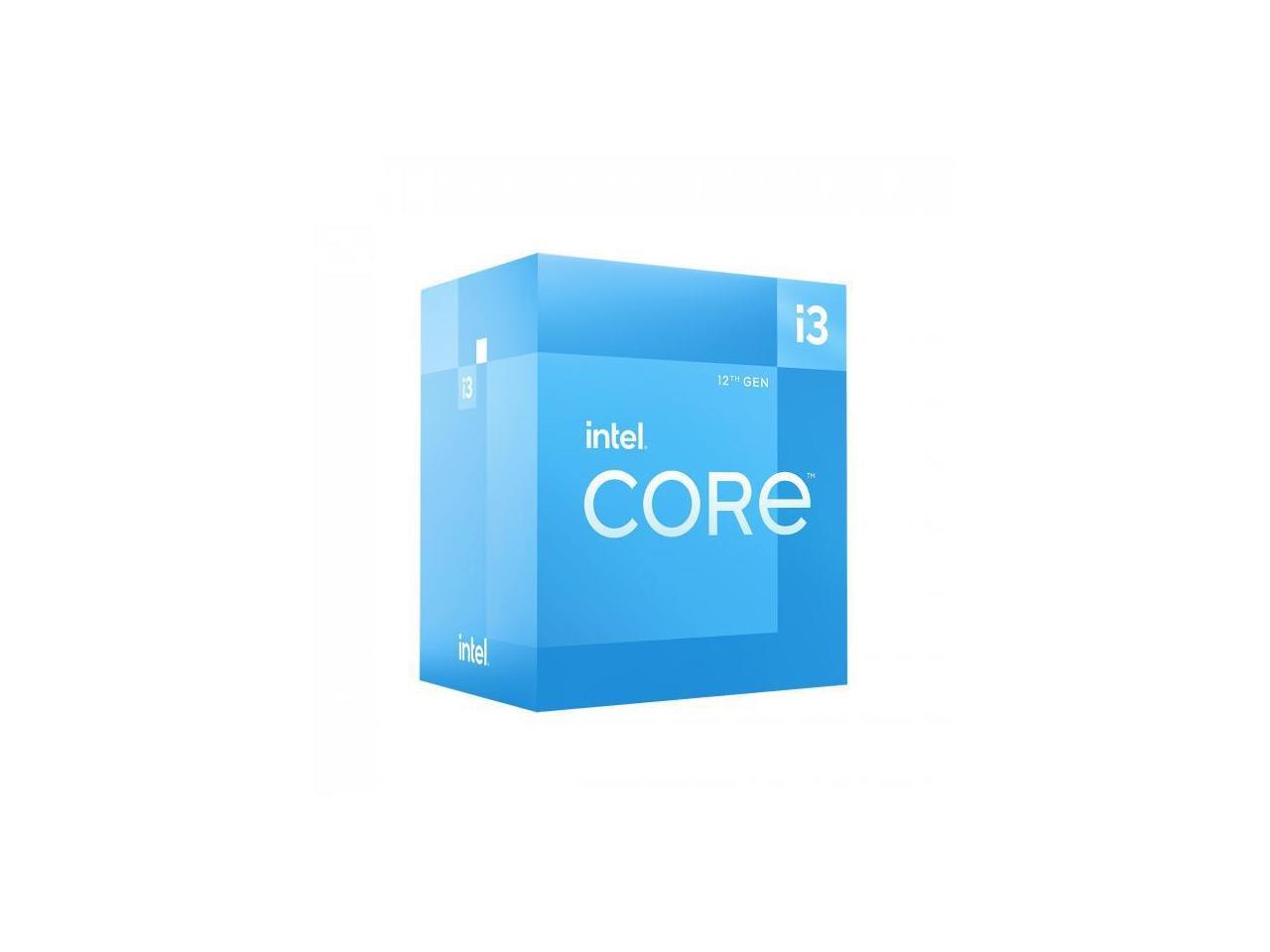 Intel Core i3-12100 - Core i3 12th Gen Alder Lake Quad-Core 3.3 GHz LGA 1700 Processor 60W Intel UHD Graphics 730 Desktop Processor - BX8071512100 3