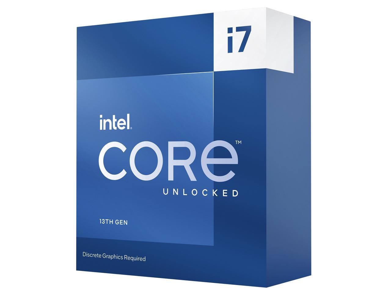 Intel Core i7-13700KF - Core i7 13th Gen Raptor Lake 16-Core (8P+8E) P-core Base Frequency: 3.4 GHz E-core Base Frequency: 2.5 GHz LGA 1700 125W None Integrated Graphics Desktop Processor - BX8071513700KF 2