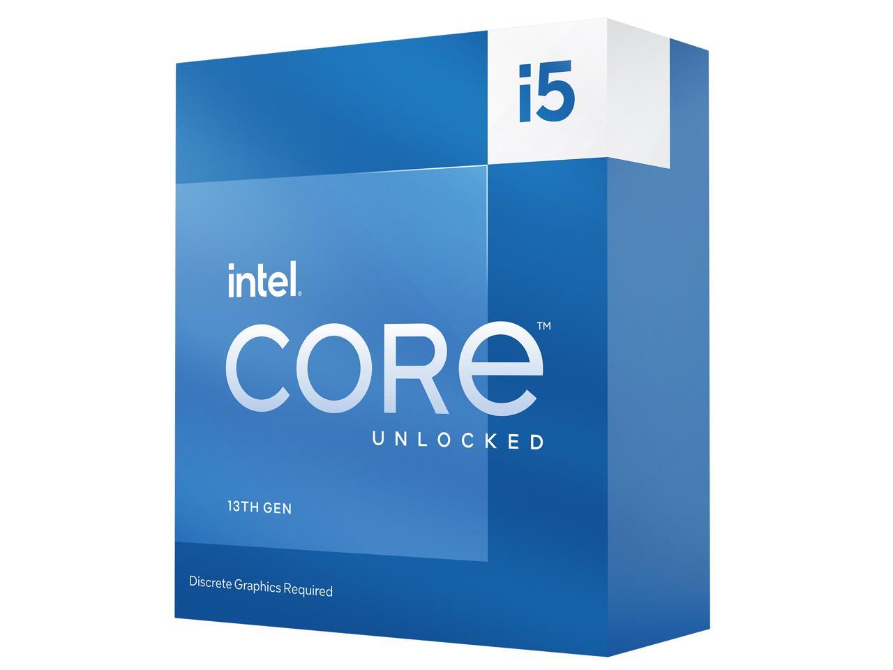 Intel Core i5-13600KF - Core i5 13th Gen Raptor Lake 14-Core (6P+8E) 3.5 GHz LGA 1700 125W None Integrated Graphics Desktop Processor - BX8071513600KF 1