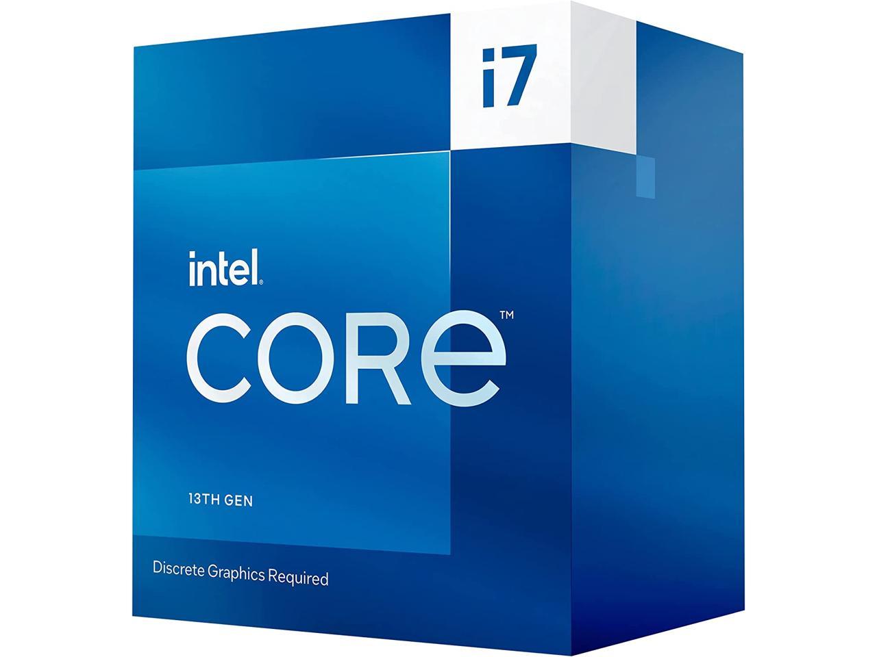 Intel Core i7-13700F Desktop Processor 16 cores (8 P-cores + 8 E-cores) 30MB Cache, up to 5.2 GHz - Box 1