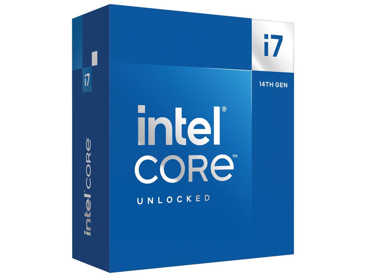 Intel Core i7-14700K - Core i7 14th Gen 20-Core (8P+12E) LGA 1700 125W Intel UHD Graphics 770 Processor - Boxed - BX8071514700K 1