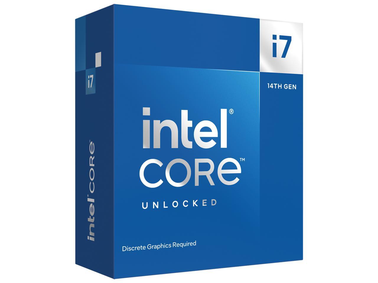 Intel Core i7-14700KF - Core i7 14th Gen 20-Core (8P+12E) LGA 1700 125W None Integrated Graphics Desktop Processor - Boxed - BX8071514700KF 1