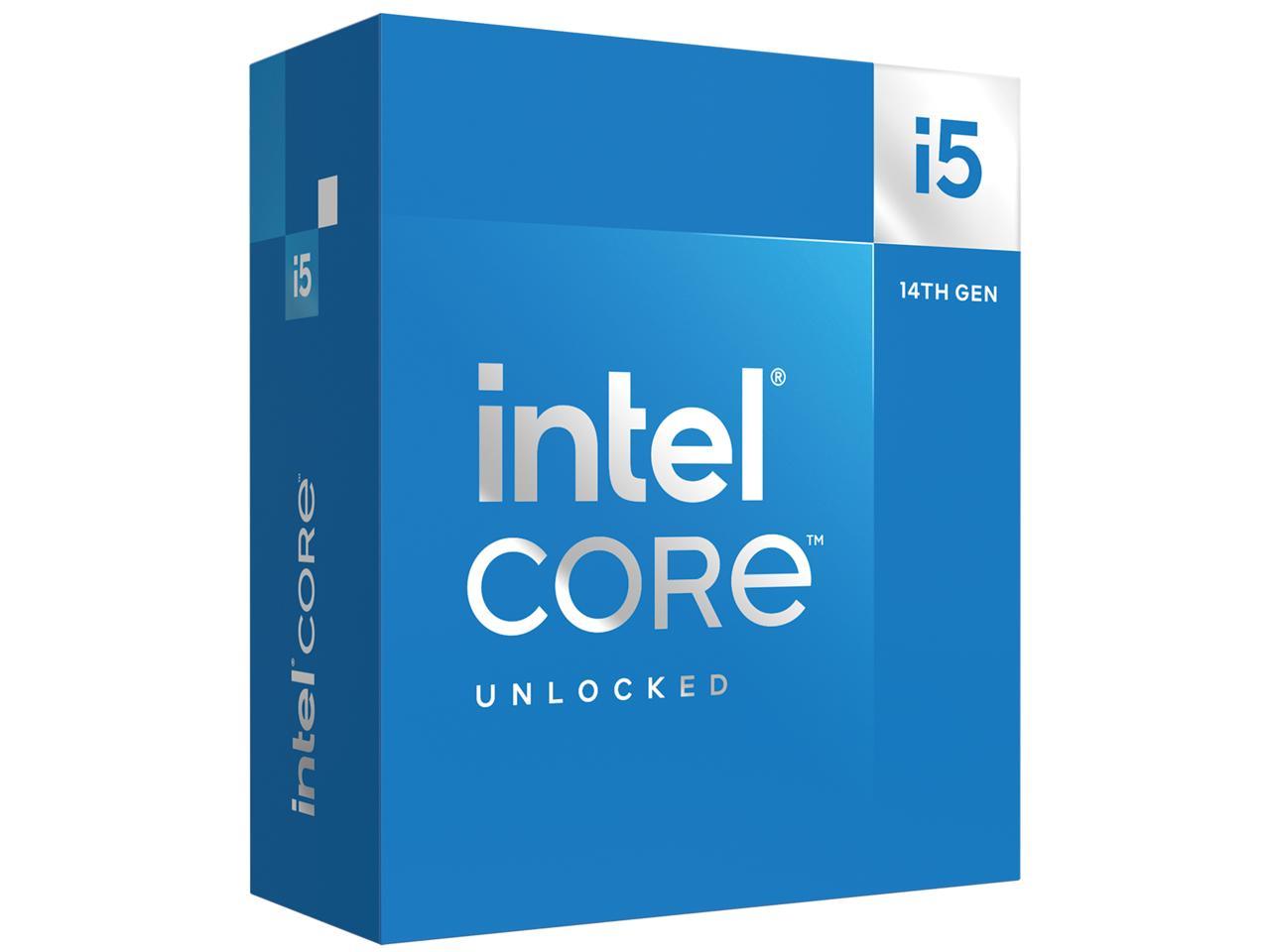 Intel Core i5-14600K - Core i5 14th Gen 14-Core (6P+8E) LGA 1700 125W Intel UHD Graphics 770 Processor - Boxed - BX8071514600K 1