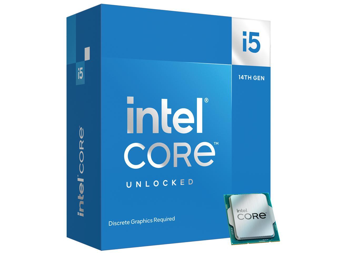 Intel Core i5-14600KF - Core i5 14th Gen 14-Core (6P+8E) LGA 1700 125W None Integrated Graphics Desktop Processor - Boxed - BX8071514600KF 2