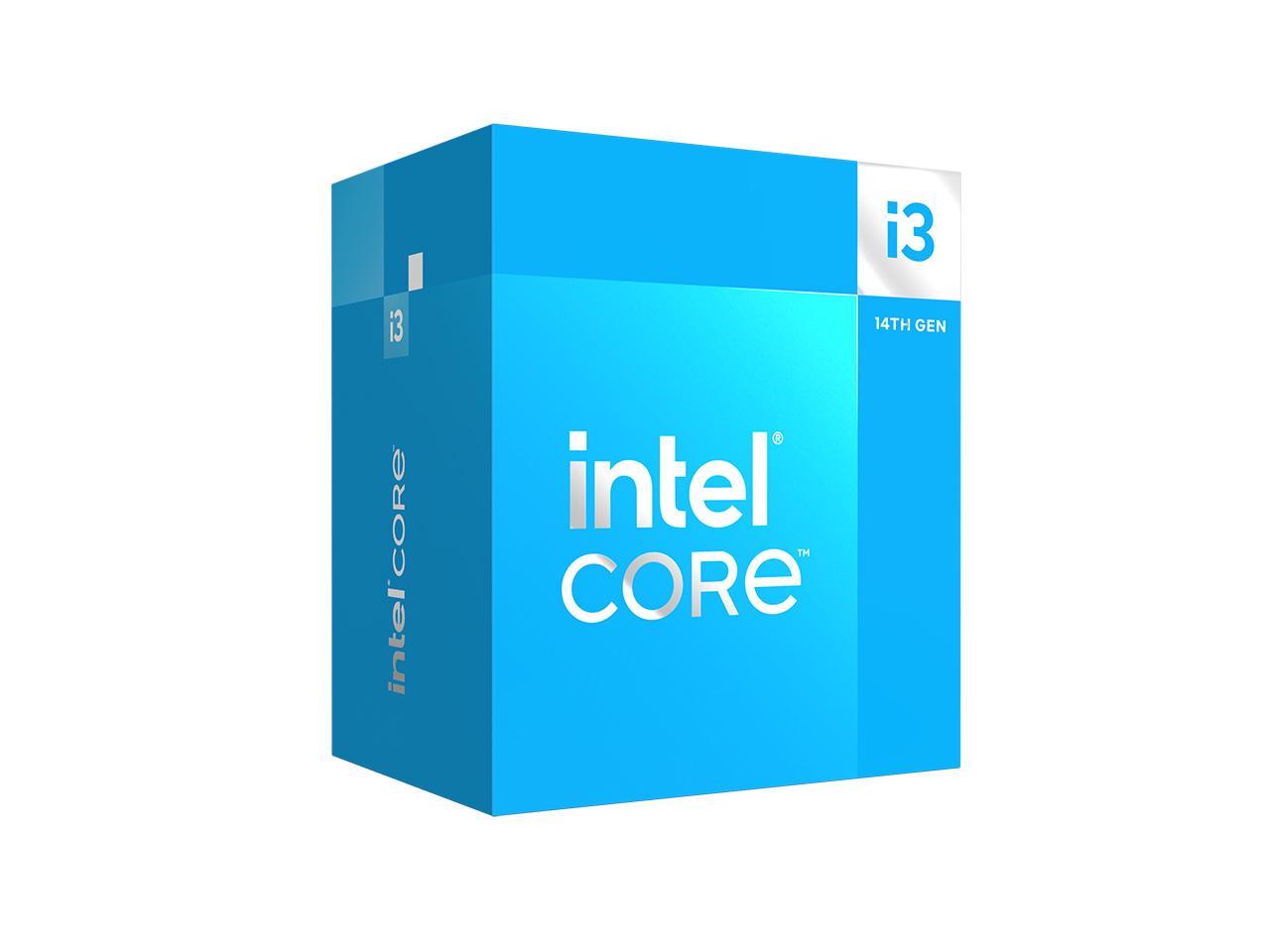 Intel Core i3-14100 - Core i3 14th Gen Raptor Lake 4-Core (4P+0E) LGA 1700 60W Intel UHD Graphics 730 Processor - BX8071514100 1