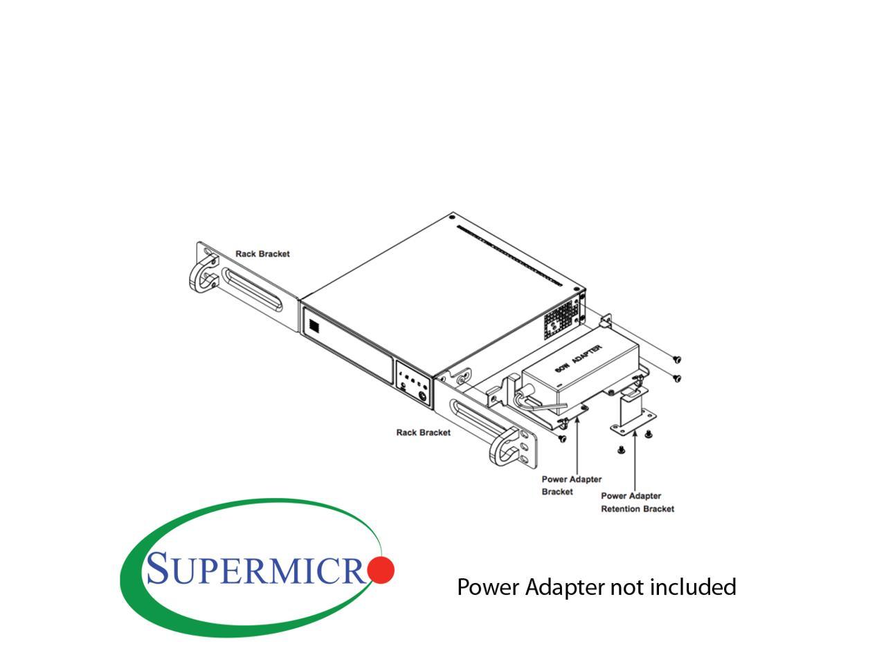 Supermicro Accessory MCP-290-10110-0B CSE-101F Rackmount Kit Brown Box 1