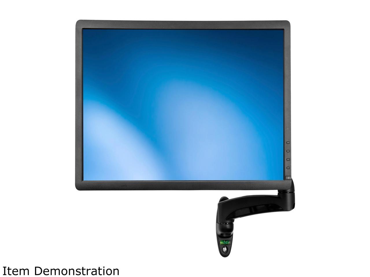 StarTech.com ARMPIVWALL Wall Mount Monitor Arm - Full Motion Articulating - Adjustable - Supports Monitors 12" to 34" - VESA Monitor Wall Mount - Black (ARMPIVWALL) 5