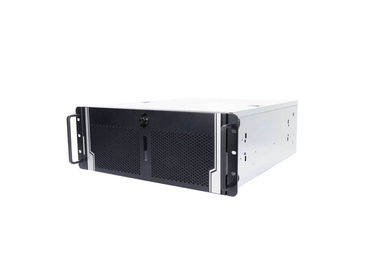 In-Win Rackmount R400-01N 4U Entry Level No PS 3/1/(4) Bays NO BP/HD Tray 1