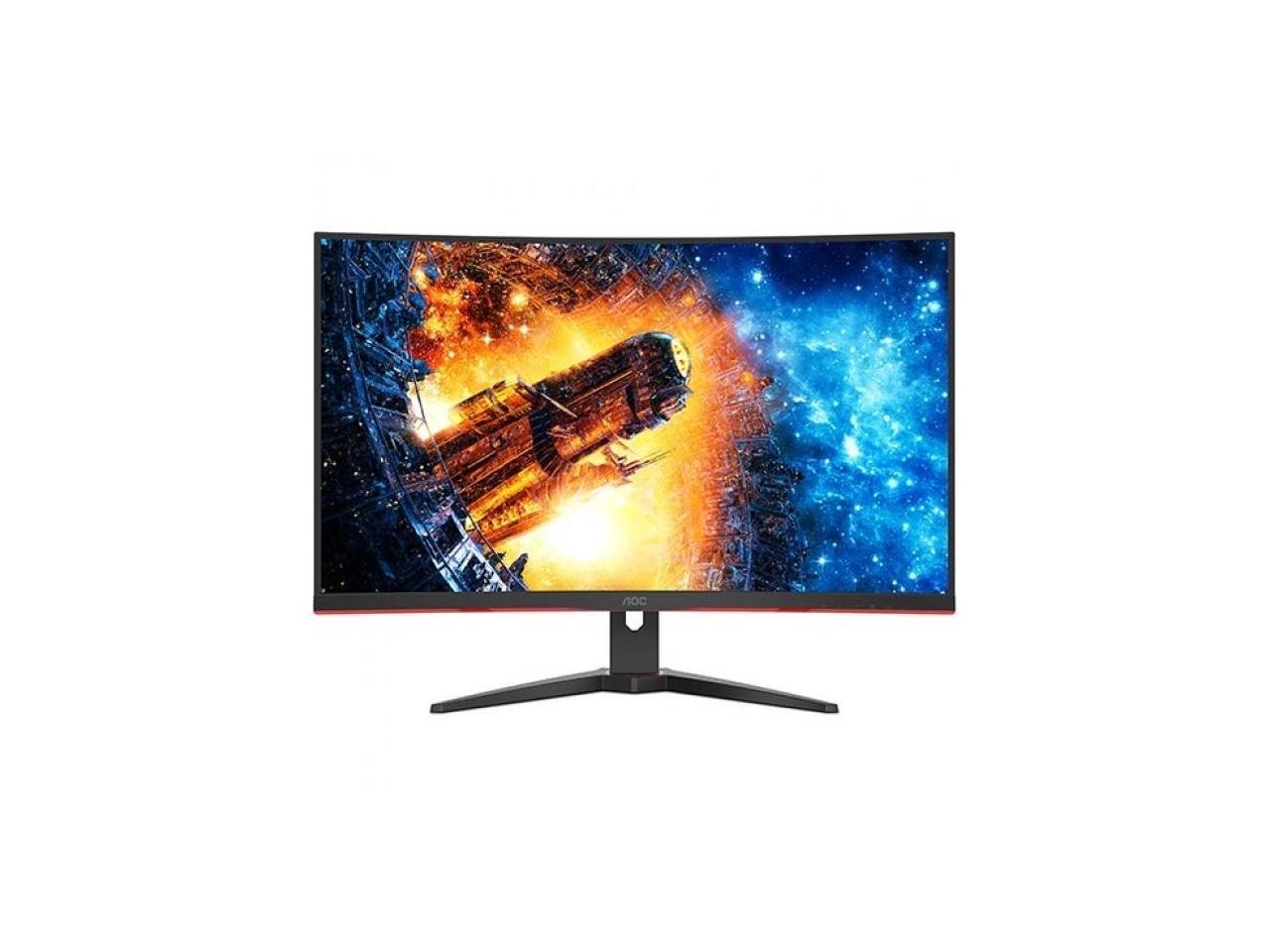 AOC 32" (31.5" Viewable) 165 Hz VA FHD Gaming Monitor FreeSync (AMD Adaptive Sync) 1920 x 1080 D-Sub, HDMI, DisplayPort, Audio C32G2E 2