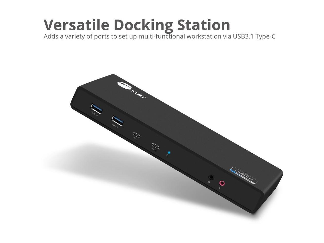 USB 3.1 TYPE-C DUAL 4K DOCKING 3