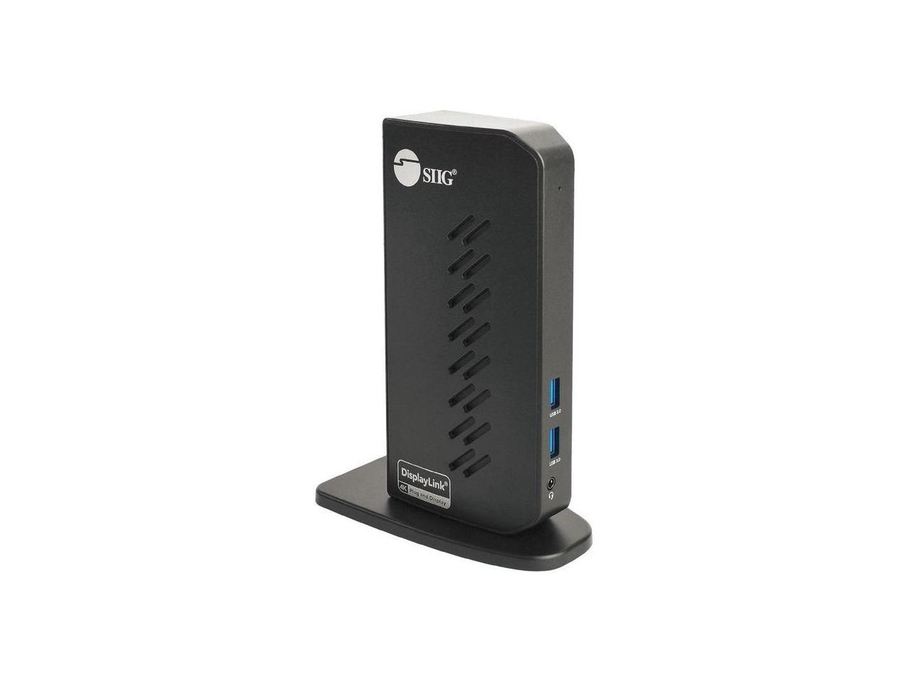 SIIG USB 3.0 Dual Head Full HD 1080p HDMI Video Docking Station - Mirror / Extend / Primary Video Mode - 5Gbps Data Transfer Rate 1