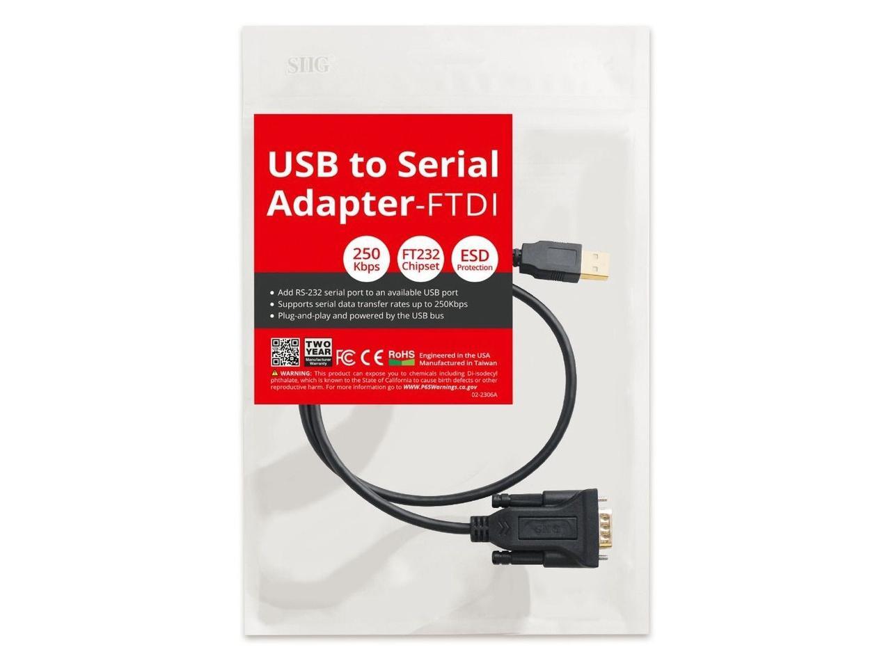 USB TO RS232 SERIAL ADAPTER 3