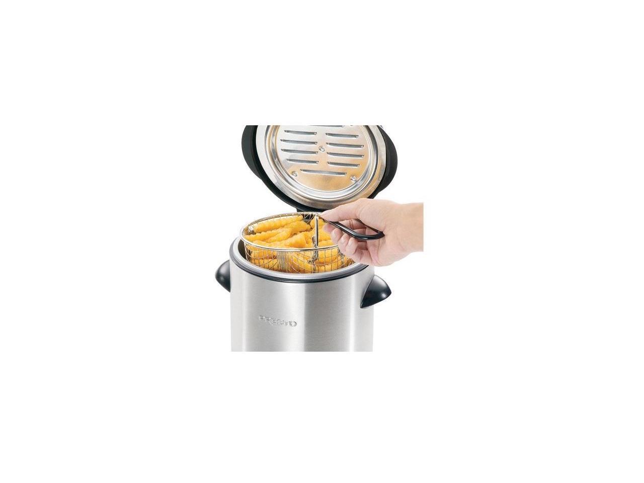 Presto 05470 Electric Deep Fryer, Stainless Steel 5