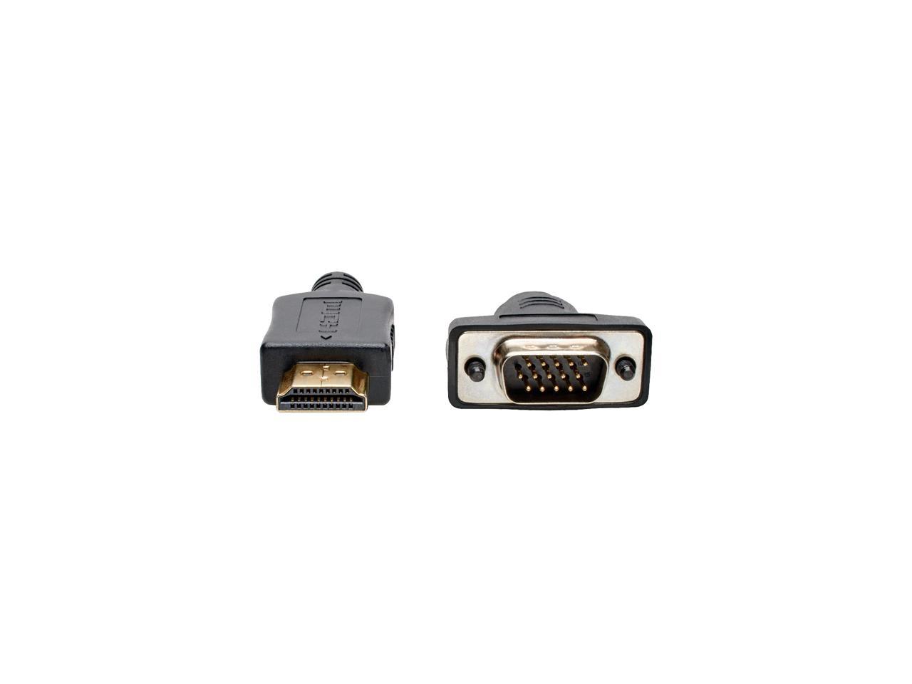 Tripp Lite HDMI to VGA Active Adapter Cable Low Profile HD15 M/M 1080p 6 ft. (P566-006-VGA) 2