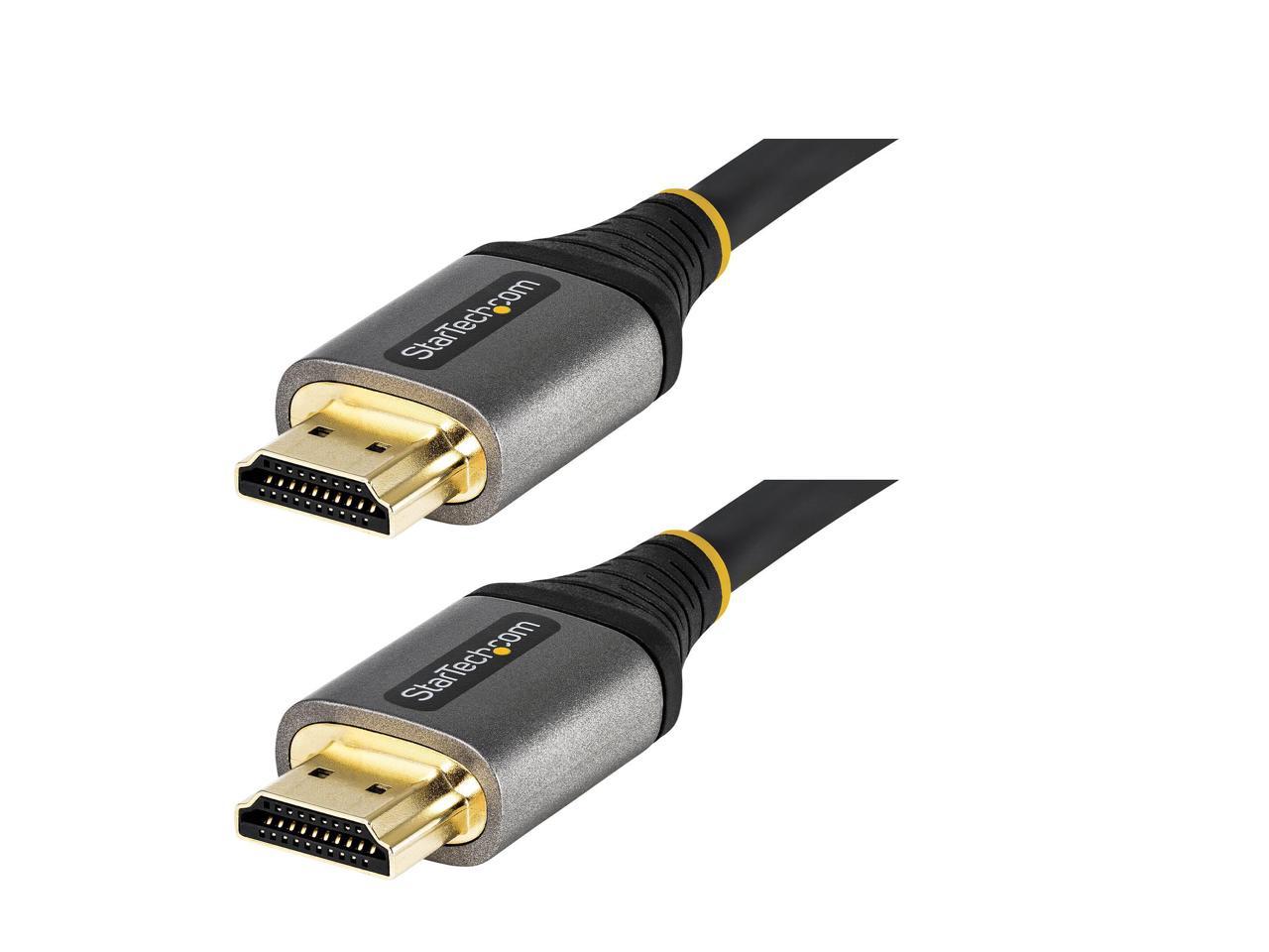 StarTech 16ft/5m HDMI 2.1 Cable Certified Ultra High Speed HDMI Cable 48Gbps 8K 60Hz/4K 120Hz HDR10+ 8K HDMI Cable Monitor/Display HDMM21V5M 2