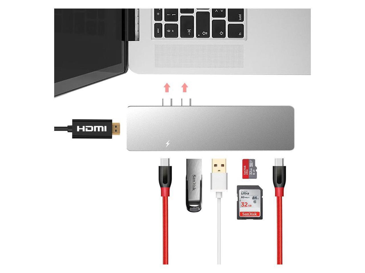 4XEM Multi-Port Travel Docking Station for MacBook Pro 4XUHP3405M 3